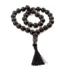 33 Black Amber Islamic Prayer Beads With Tassel, image 