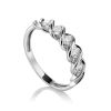 White Gold Diamond Ring, Ring Size: 7 / 17.5, image 