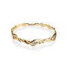 Golden Link Bracelet With Crystals, image 