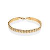 Two Toned Golden Link Bracelet, image 