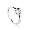 Solitaire Diamond Ring In White Gold, Ring Size: 6 / 16.5, image 