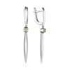 Sterling Silver Chrysolite Dangles, image 