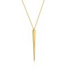 Stylish Golden Pendant Necklace, image 
