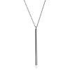 White Gold Dangle Necklace, image 
