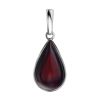 Cherry Amber Silver Pendant The Pulse, image 