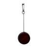 Silver Amber Dangle Pendant The Furor, image 