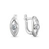 Sterling Silver Crystal Earrings, image 