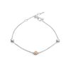Silver Golden Bracelet With Diamond The Diva, image 
