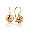 Stylish Gold Plated Silver Earrings, image 