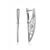 Geometric Laced Silver Earrings The Sacral, image 