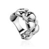 Chic Silver Band Ring With Crystals, Ring Size: 6.5 / 17, image 