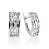 Silver Pebbled Earrings The Sacral, image 