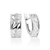 Silver Laser Cut Earrings The Sacral, image 