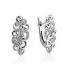 Charming Silver Crystal Earrings, image 