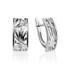 Silver Laser Cut Earrings The Sacral, image 