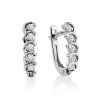 White Gold Diamond Earrings, image 