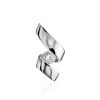 Stylish White Gold Diamond Pendant, image 
