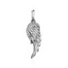 Silver Wing Pendant With Crystals, image 