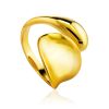 Opulent Gold-Plated Silver Ring The Ifamore, Ring Size: Adjustable, image 