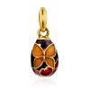 Butterfly Motif Egg Shaped Pendant With Enamel The Romanov, image 