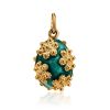 Chic Enamel Egg Shaped Pendant The Romanov, image 