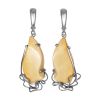 Extraordinary Silver Dangles With Mammoth Tusk The Era, image 
