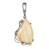 Handcrafted Silver Pendant With Mammoth Tusk The Era, image 