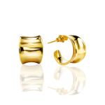 Chunky Gold Plated Silver Adjustable Ring The Liquid, Ring Size: Adjustable, image , picture 8