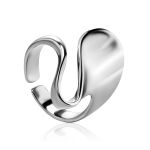 Smooth Stylish Silver Earrings The Liquid, image , picture 8
