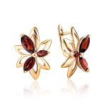 Floral Design Gold Garnet Ring The Verbena, Ring Size: 6.5 / 17, image , picture 6
