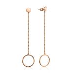 Chic Rose Gold Plated Silver Dangles The ICONIC, image 
