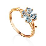 Gilded Silver Topaz Ring, Ring Size: 8 / 18, image 