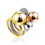 Trendy Set Of Four Silver Rings The ICONIC, Ring Size: 6 / 16.5, image 