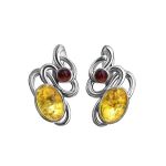Adorable Amber Earrings In Sterling Silver The Fairy, image 