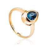 Chic Gold Topaz Ring, Ring Size: 8 / 18, image 