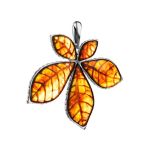 Cognac Amber Earrings In Sterling Silver The Chestnut, image , picture 6
