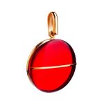 Round Amber Golden Ring The Sangria, Ring Size: 8 / 18, image , picture 9
