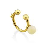 Gilded Silver Amber Spiral Hoop Earrings The Palazzo, image , picture 6