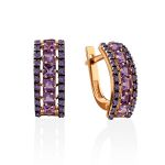 Chic Gold Amethyst Band Ring, Ring Size: 9.5 / 19.5, image , picture 6
