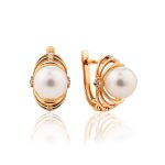 Chic Gold Pearl Ring, Ring Size: 7 / 17.5, image , picture 7