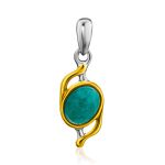 Bright Silver Amazonite Ring, Ring Size: 8 / 18, image , picture 7