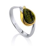 Bicolor Gilded Silver Serpentine Ring, Ring Size: 8.5 / 18.5, image 