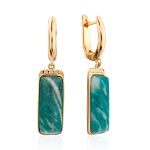 Boho Chic Style Gilded Silver Amazonite Ring, Ring Size: 7 / 17.5, image , picture 6