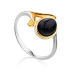 Stylish Gilded Silver Rhodusite Ring, Ring Size: 8.5 / 18.5, image 