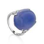 Lilac Chalcedony Cocktail Ring, Ring Size: 8 / 18, image 