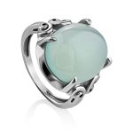 Mint Colored Chalcedony Ring, Ring Size: 9.5 / 19.5, image 