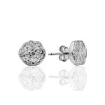Versatile Textured Stud Earrings The Liquid, image 