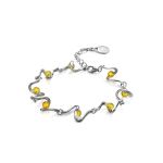 Lemon Amber Ring In Sterling Silver The Leia, Ring Size: 9 / 19, image , picture 8