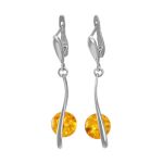 Luminous Lemon Amber Ring In Sterling Silver The Paris, Ring Size: 8 / 18, image , picture 7