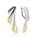 Feather Motif Bicolor Ring, Ring Size: 6 / 16.5, image , picture 5